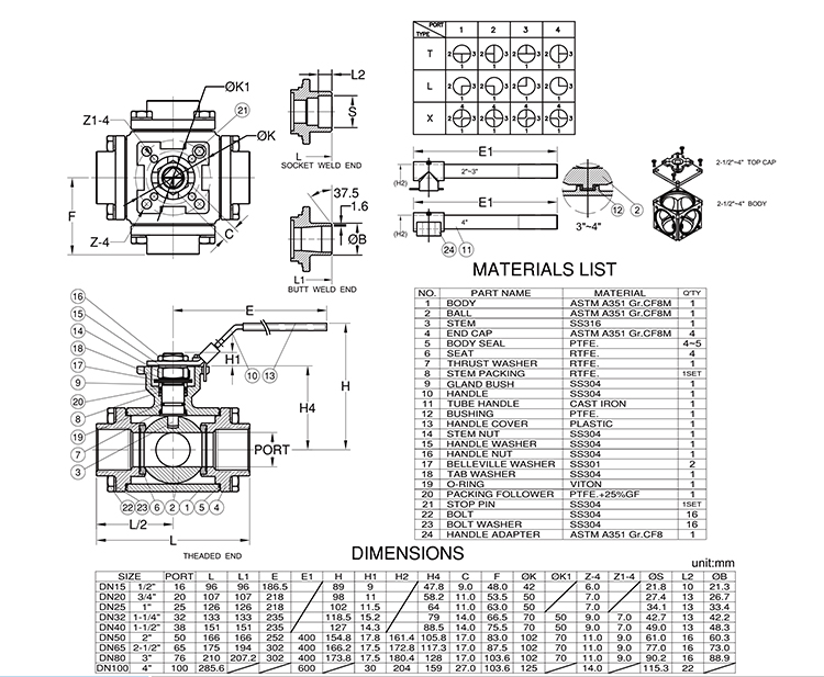 Drawing of bv4b-4dt