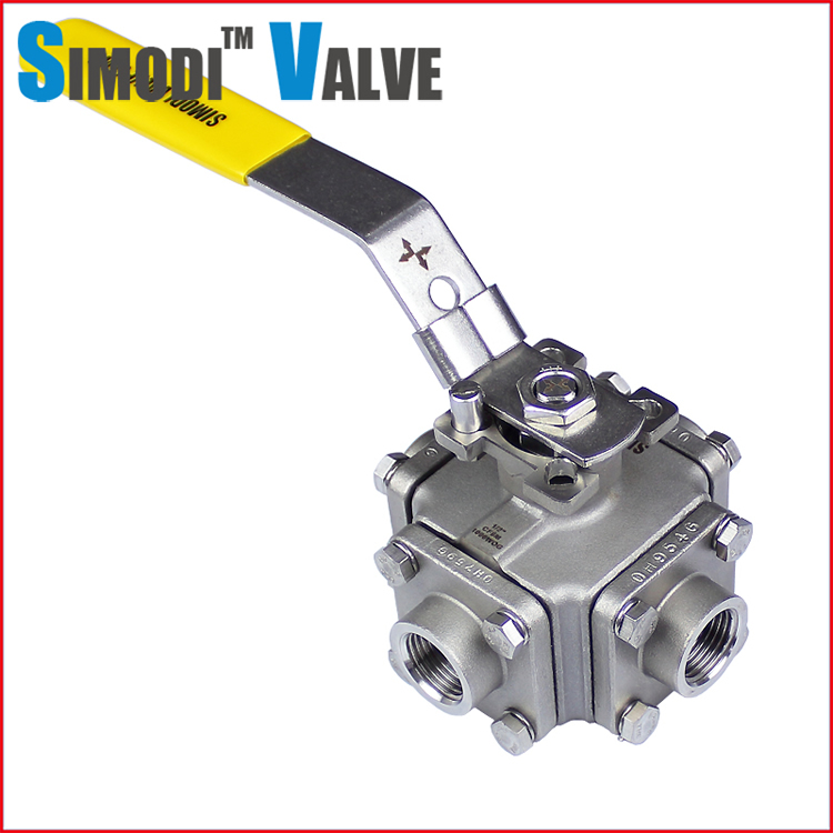 Four way ball valve