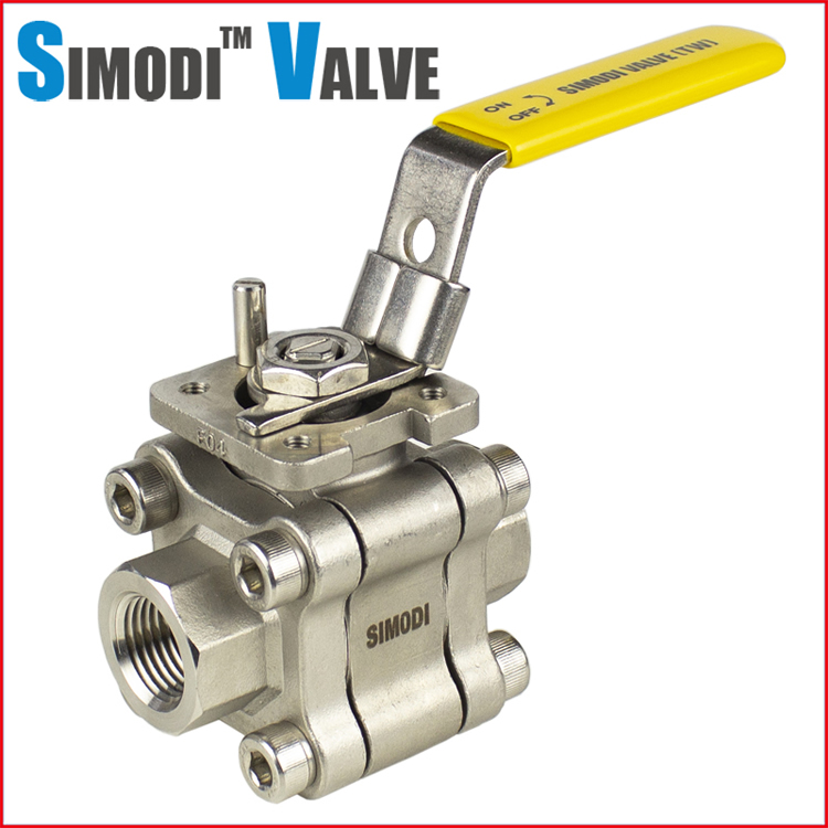 2000 PSI Three-Piece  Ball Valve