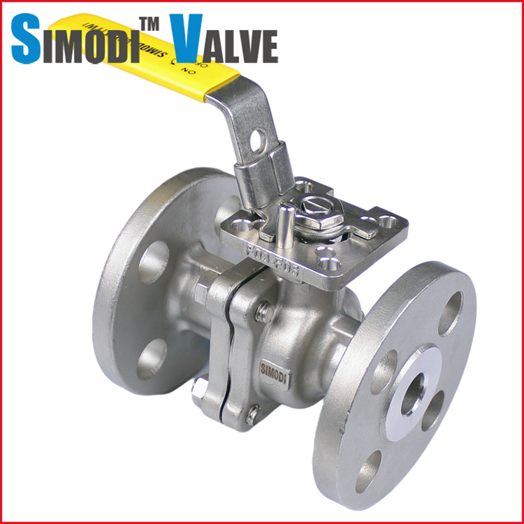 Two Piece Direct Mounted Flanged Ball Valve