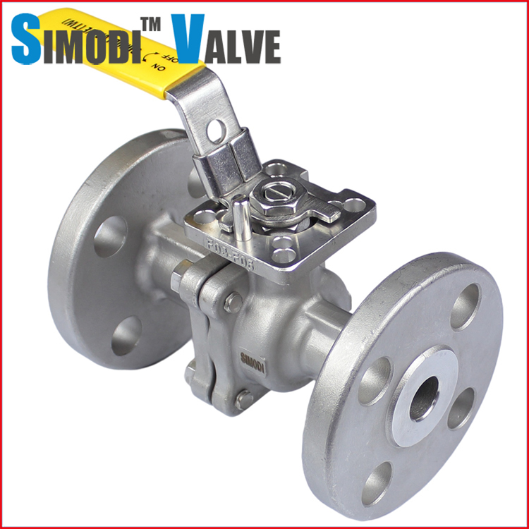 ANSI/ASME 300 lb class direct-mounted platform flanged ball valve