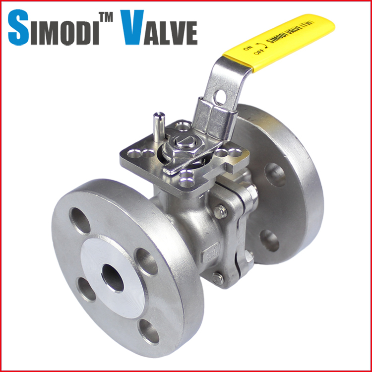 DIN standard flanged ball valve