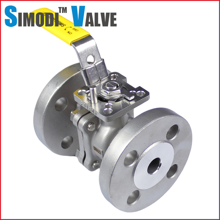 DIN standard flanged ball valve