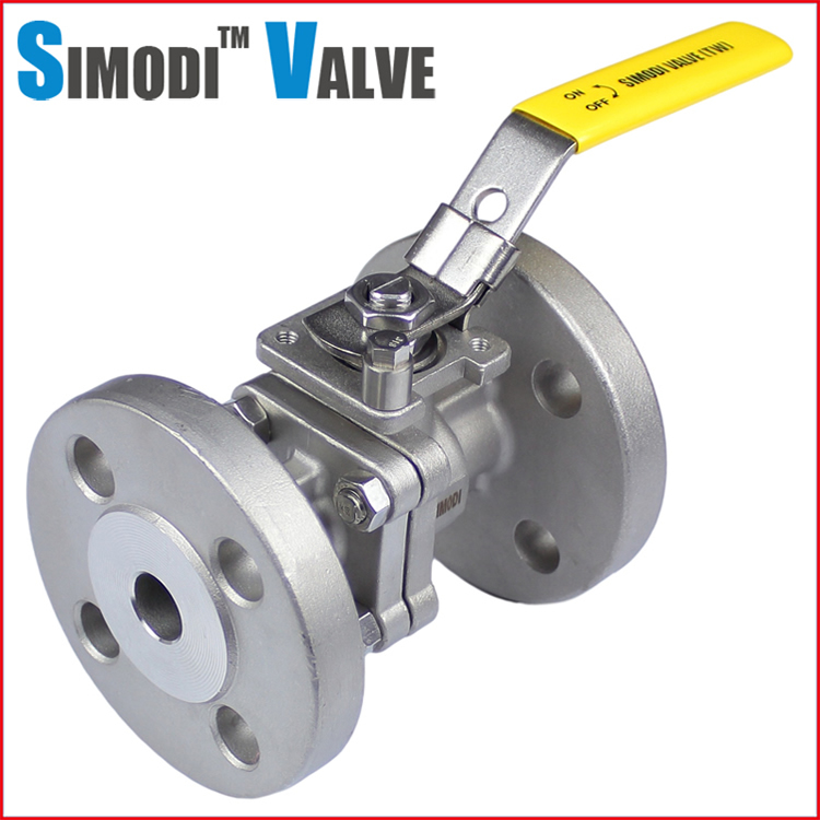 DIN standard flanged ball valve