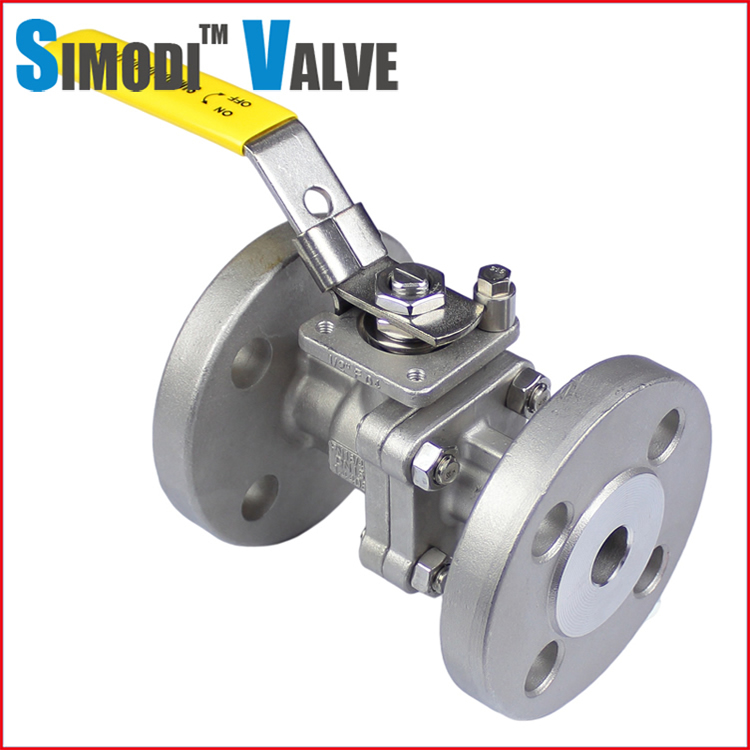 DIN standard flanged ball valve