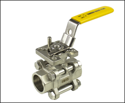 Three-Piece High-Platform Ball Valve